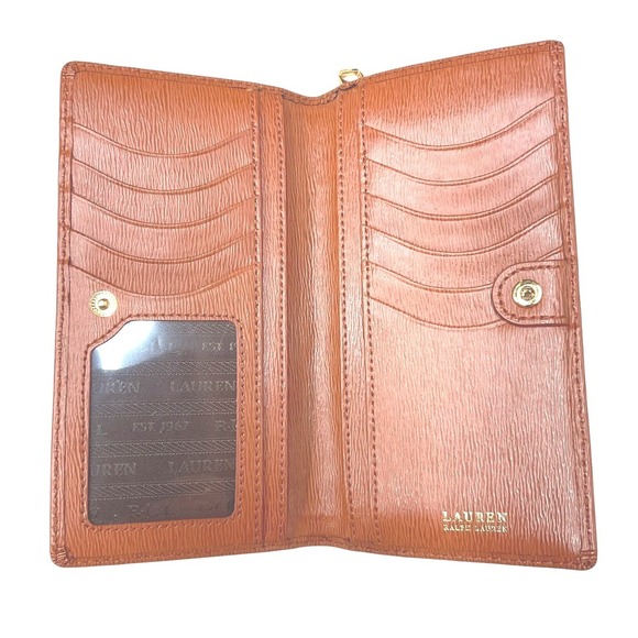 Lauren Ralph Lauren Tan Sloan Street Leather Wallet - Picture 5 of 13